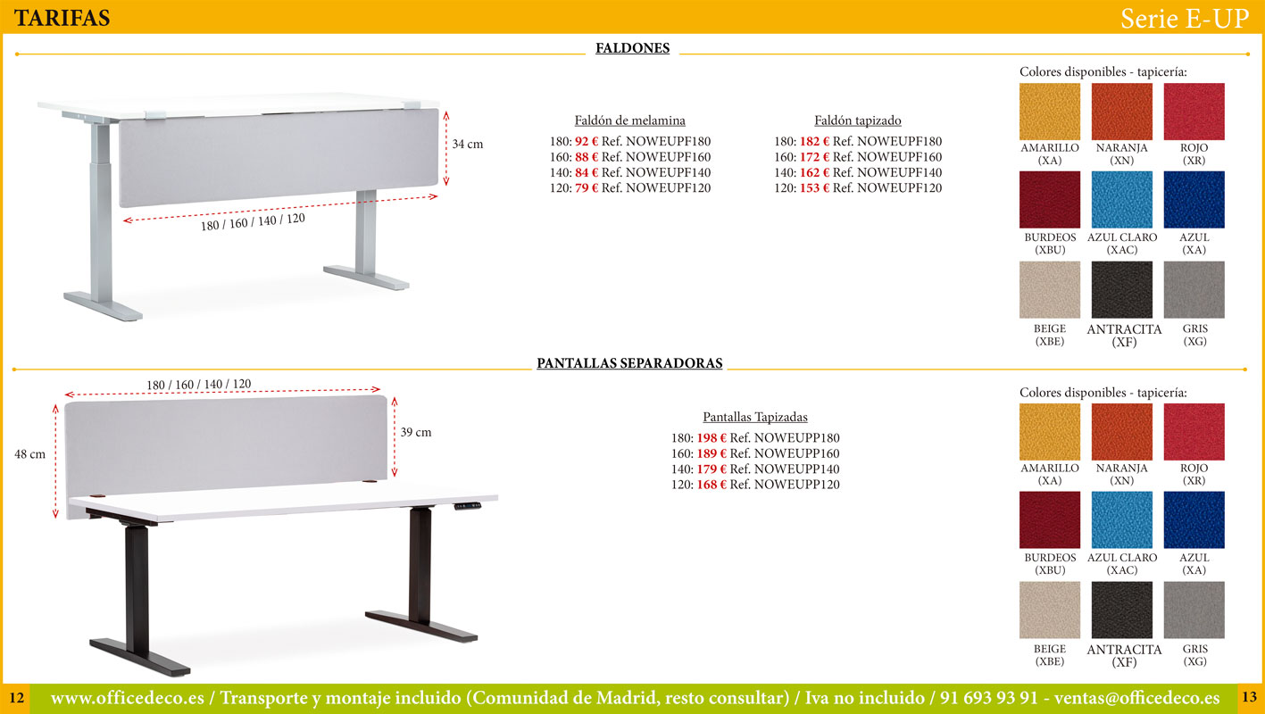 mesas-regulables-E-UP-6 Mesas de oficina regulables en altura eléctrica E-UP .