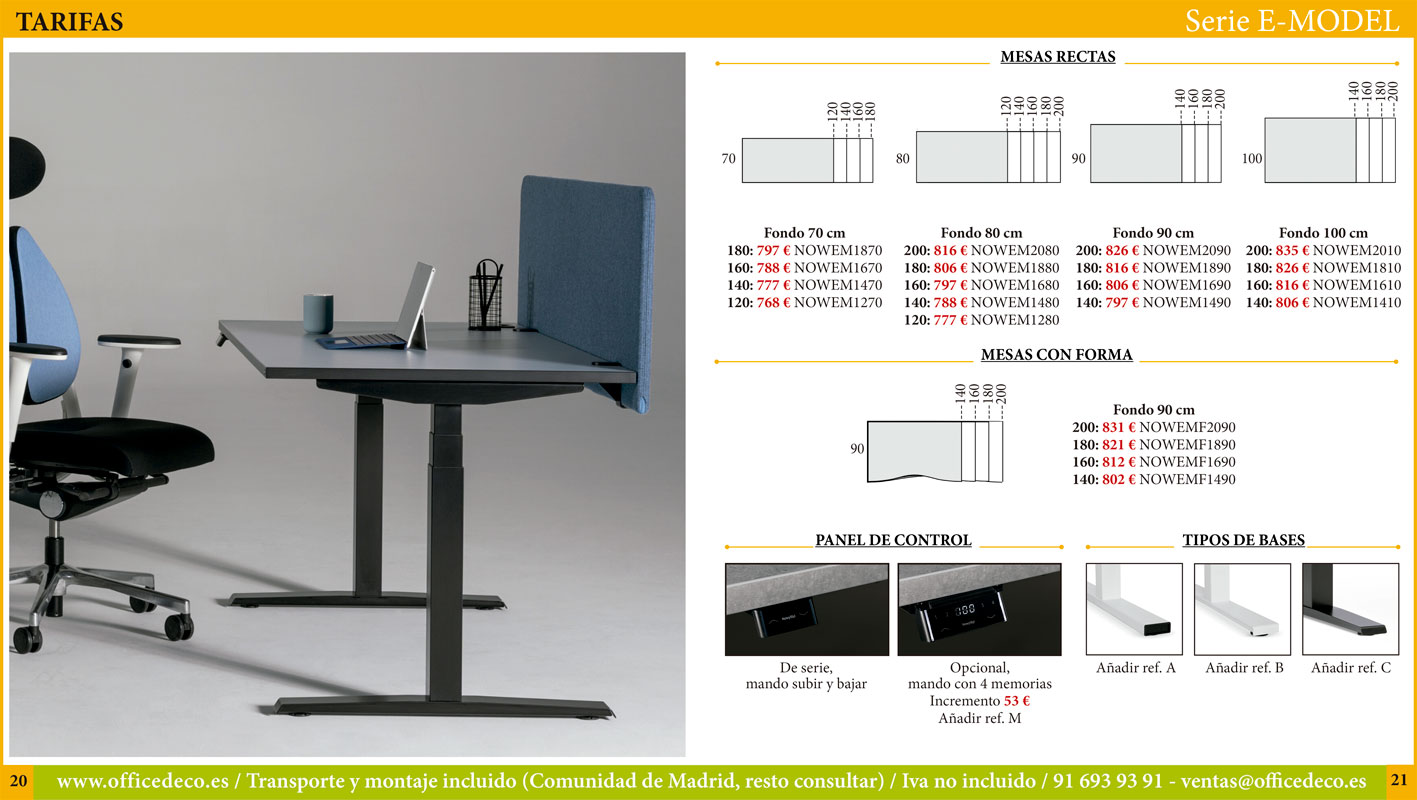 mesas-regulables-EMODEL-10-1 Mesas de oficina regulables en altura electrica EMODEL.