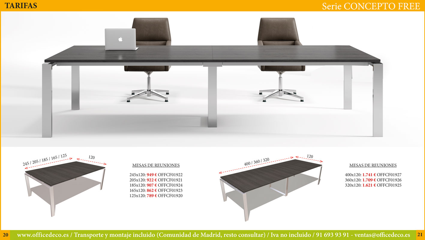 direccion-concepto-free-10 Mesas de oficina para dirección serie Concepto Free