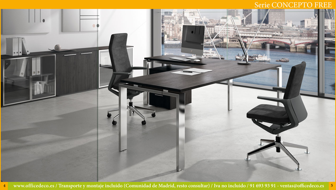 direccion-concepto-free-2 Mesas de oficina para dirección serie Concepto Free