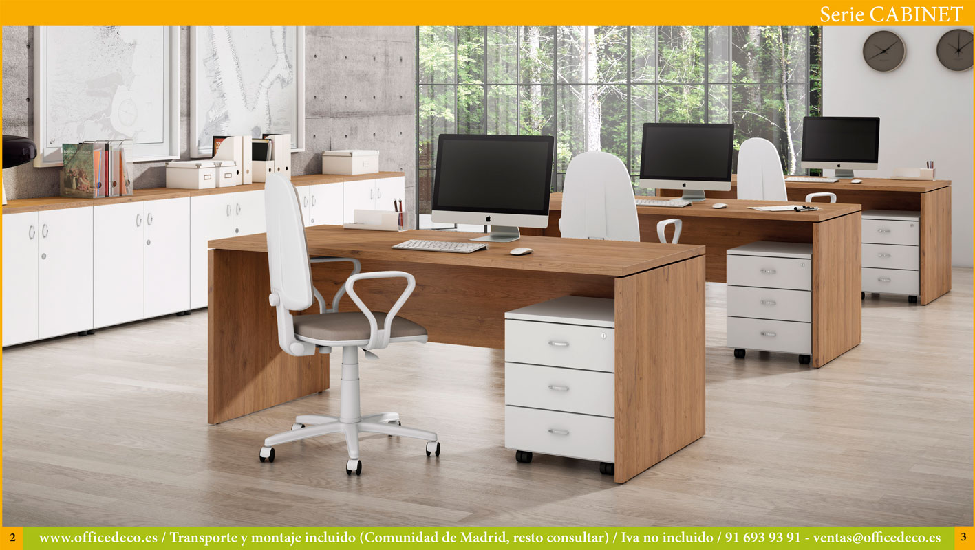 mesas-operativas-CABINET-1 Muebles de oficina serie Cabinet
