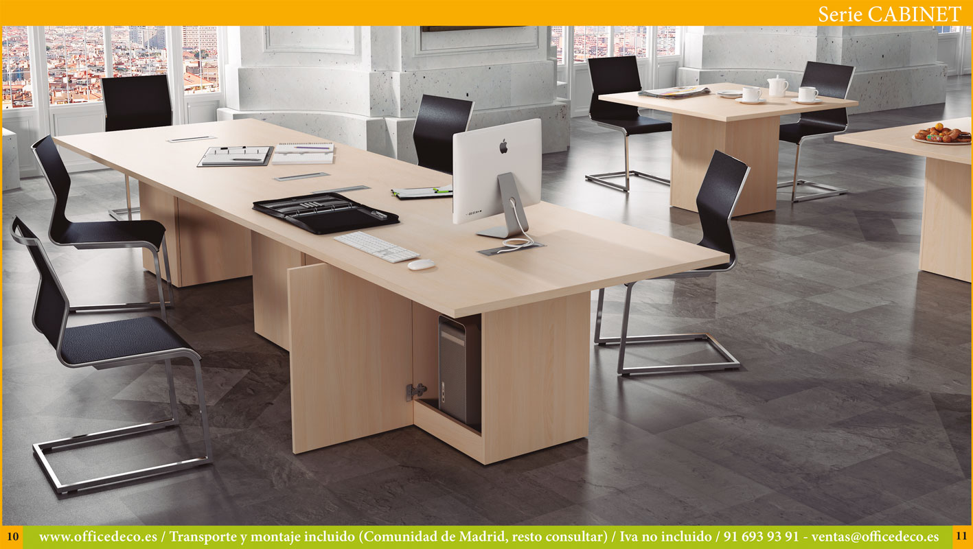 mesas-operativas-CABINET-5 Muebles de oficina serie Cabinet