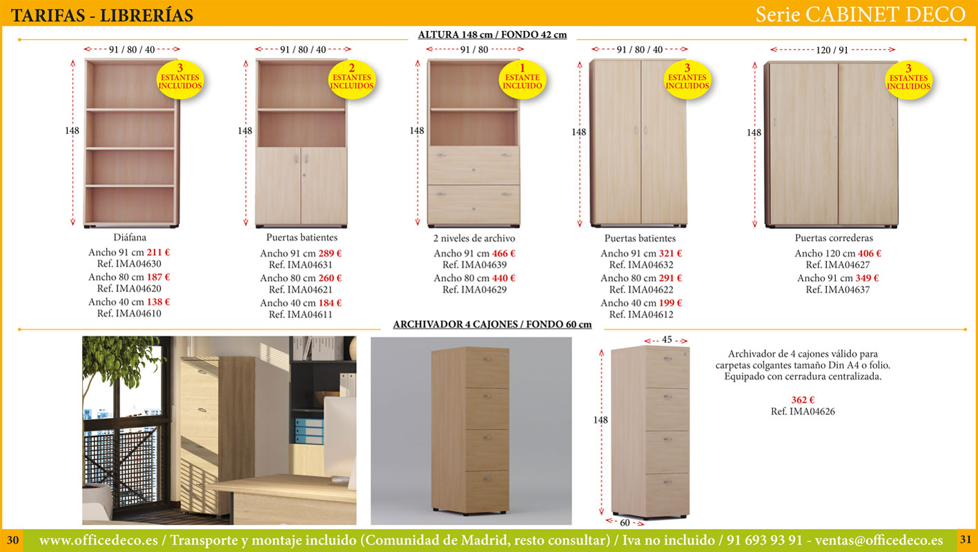 operativos-CABINET-DECO-15 Muebles de oficina operativos serie Cabinet Deco