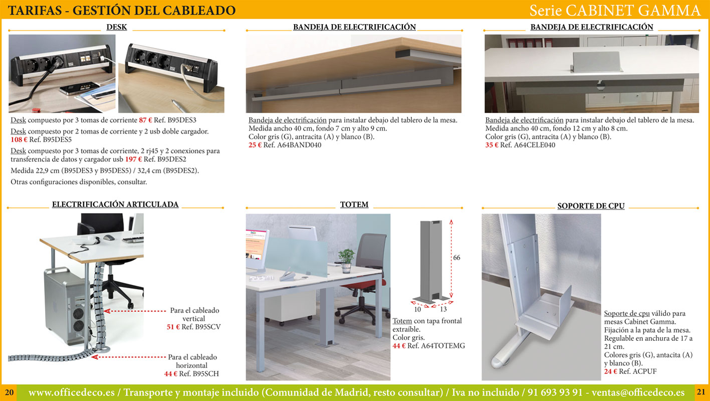 operativos-CABINET-GAMMA-10 Muebles de oficina operativos serie Cabinet Gamma