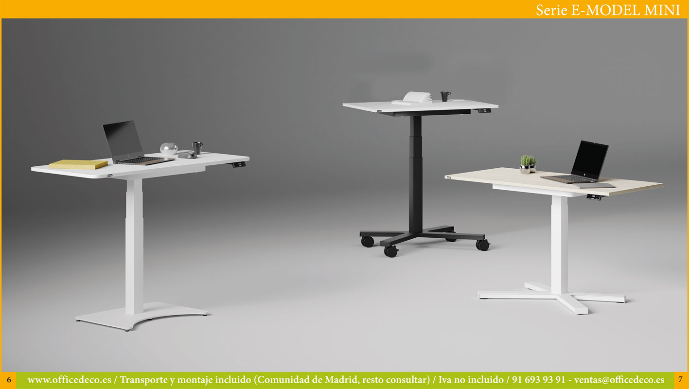 mesas-regulables-EMODEL-MINI-3 Mesas de oficina regulables en altura E-Model Mini