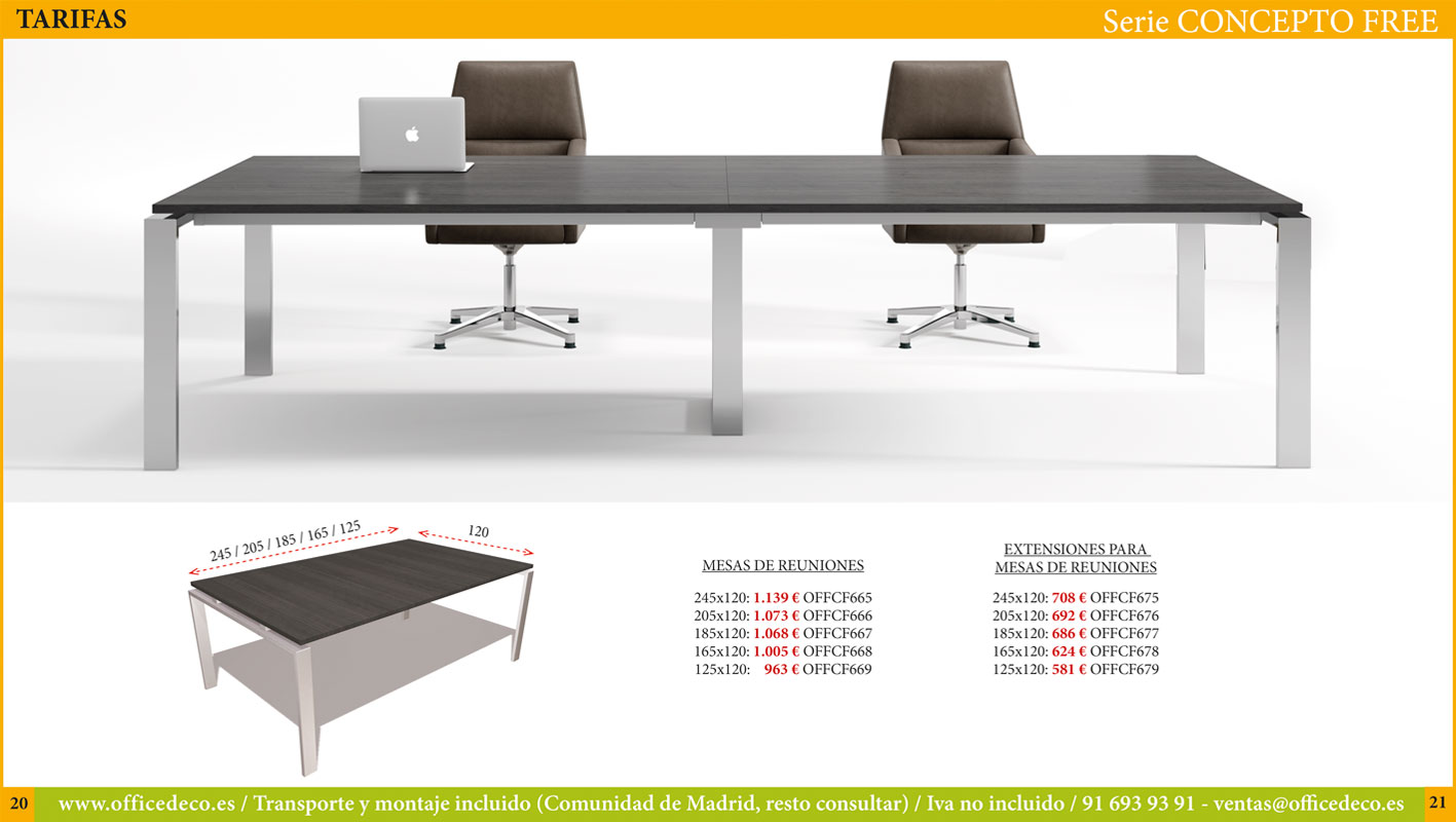 direccion-concepto-free-10 Mesas de oficina para dirección serie Concepto Free