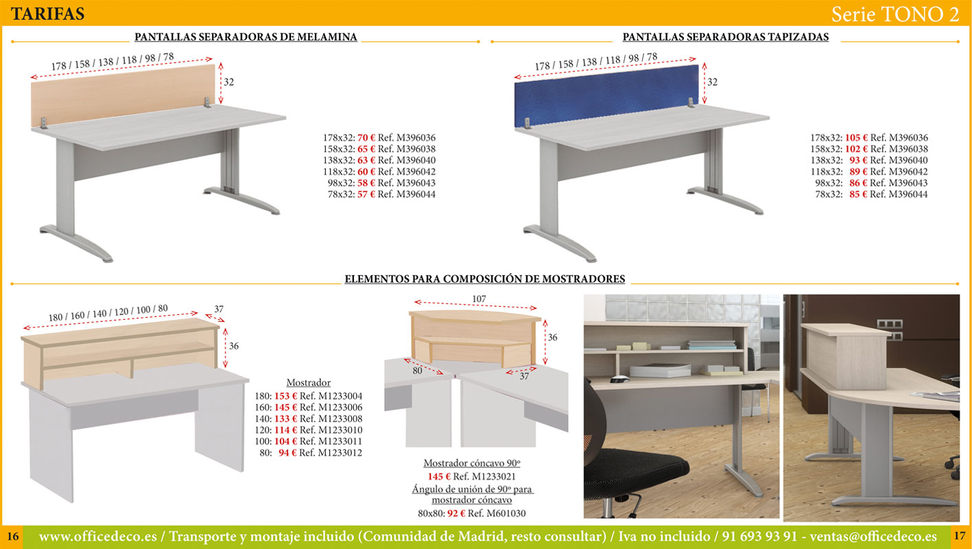 mesas-operativas-tono2-8 Mesas de oficina Serie Tono 2.