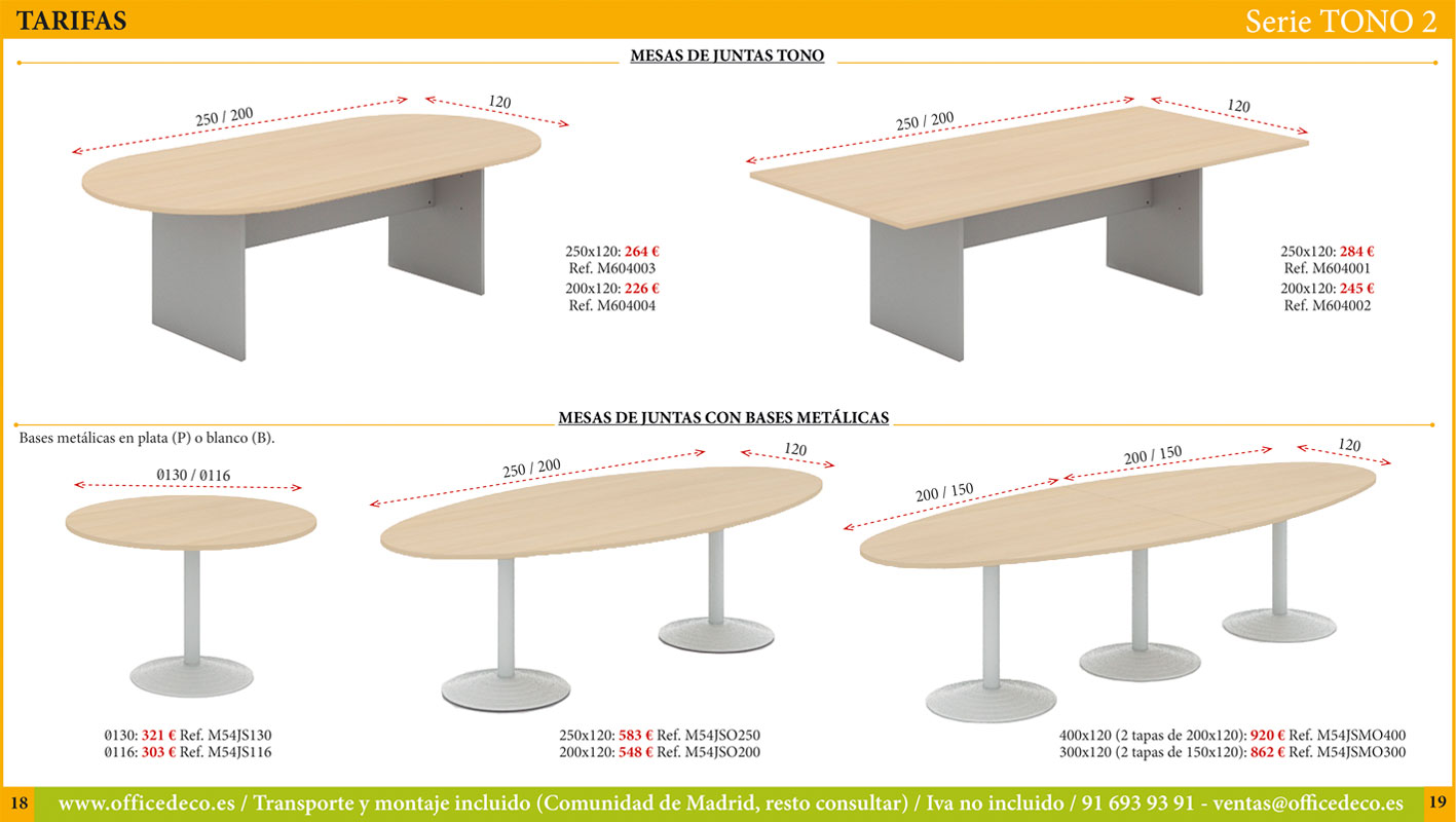 mesas-operativas-tono2-9 Mesas de oficina Serie Tono 2.