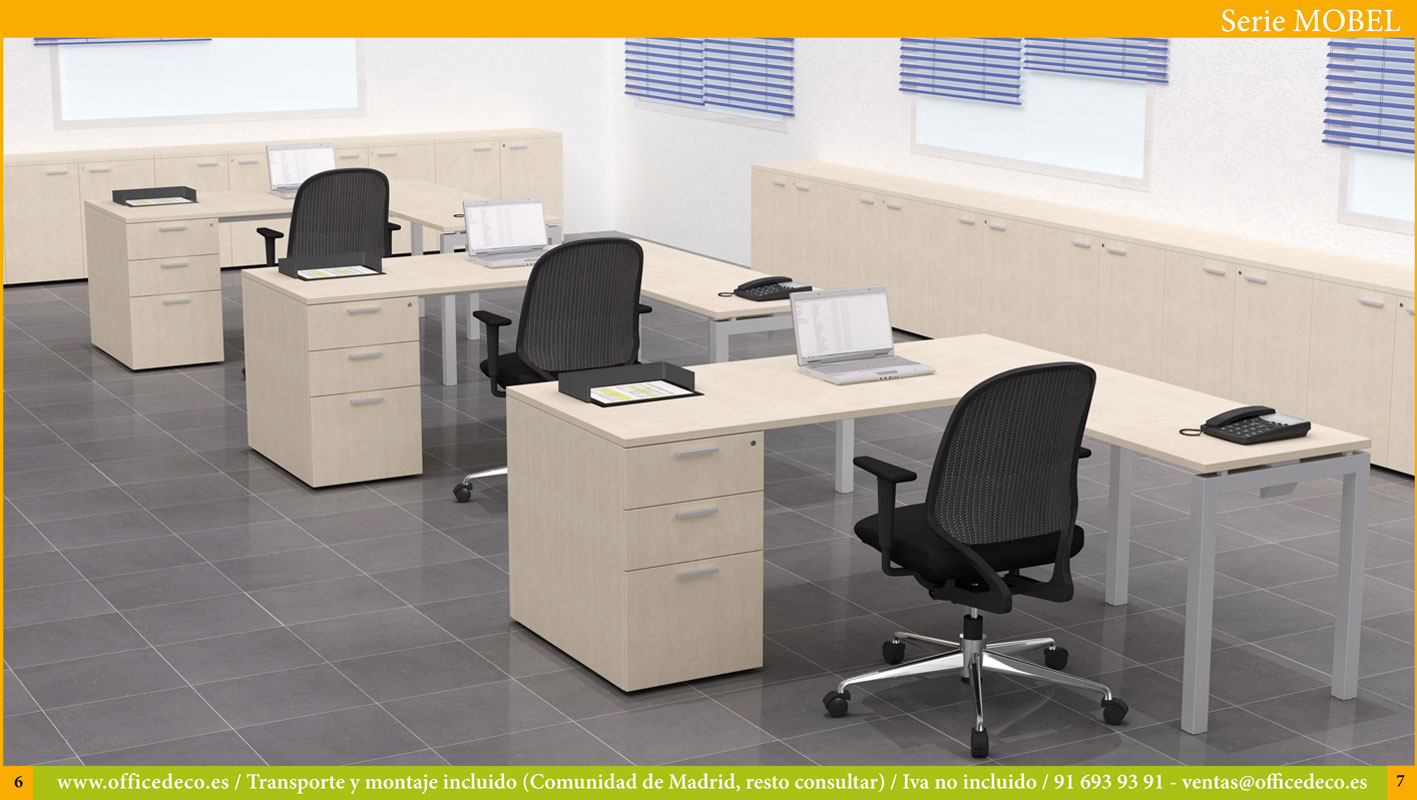 muebles de oficina operativos serie Mobel