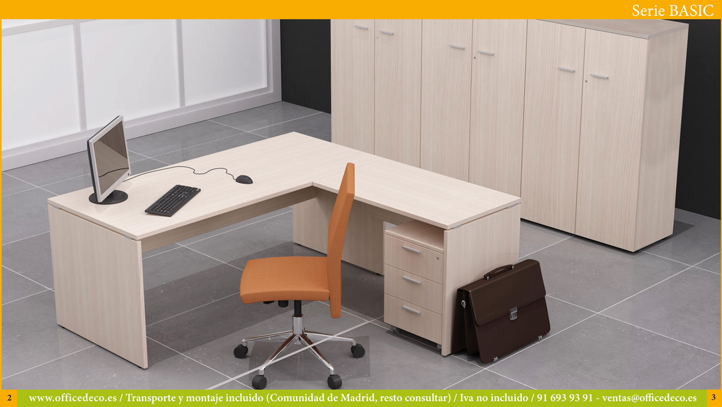muebles de oficina operativos serie Basic