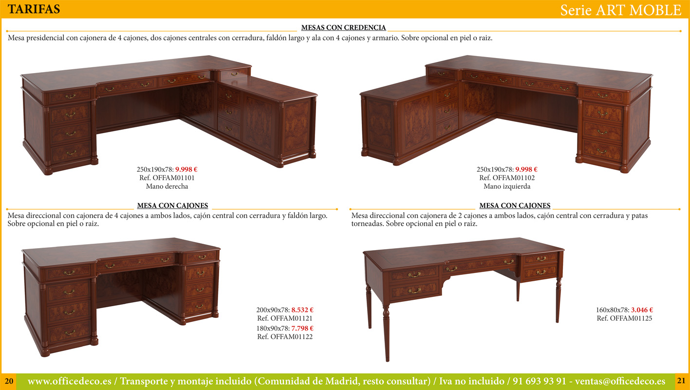 clasica-artmoble-10 Muebles de oficina Clásicos seria Art Moble
