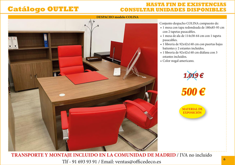 outlet-pagina-6 Zona Outlet. Muebles y sillas de oficina outlet