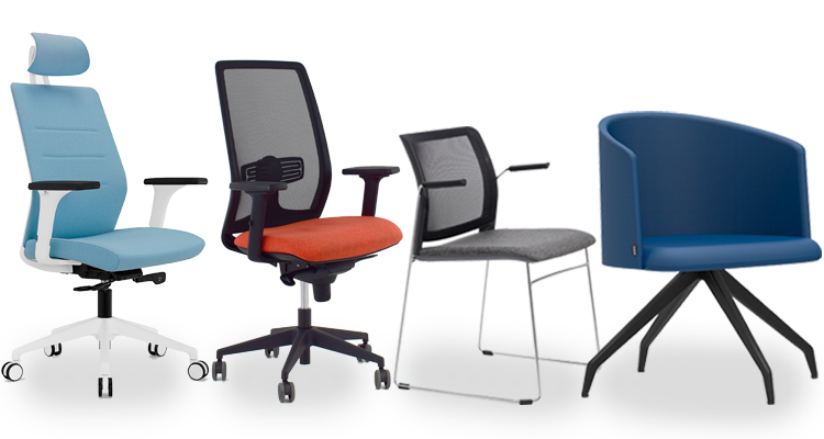 Perth Blackborough Mujer Oceano Muebles y sillas oficina|. Sillas de oficina. | Mobiliario|.
