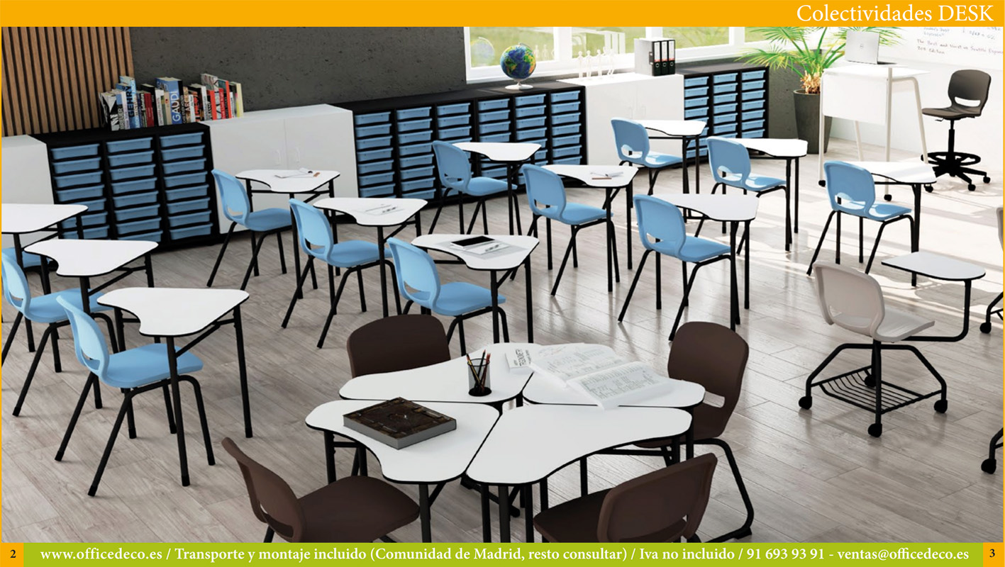mobiliario-comunicacion-visual-DESK-1 Mesas y sillas aulas de formación