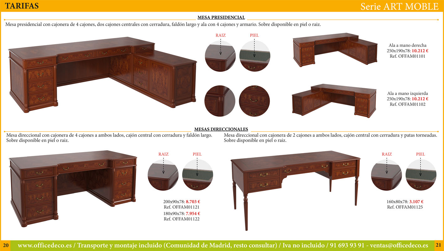 clasica-artmoble-10 Muebles de oficina Clásicos serie Art Moble