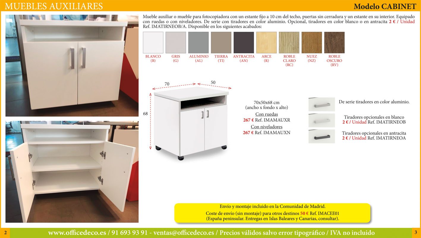 copy of Mueble auxiliar para escritorio Nix Office Cabinets Storage Muebles  de oficina - Officinca