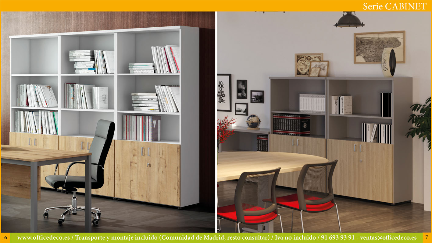 librerias-CABINET-3 Librerías de oficina serie Cabinet