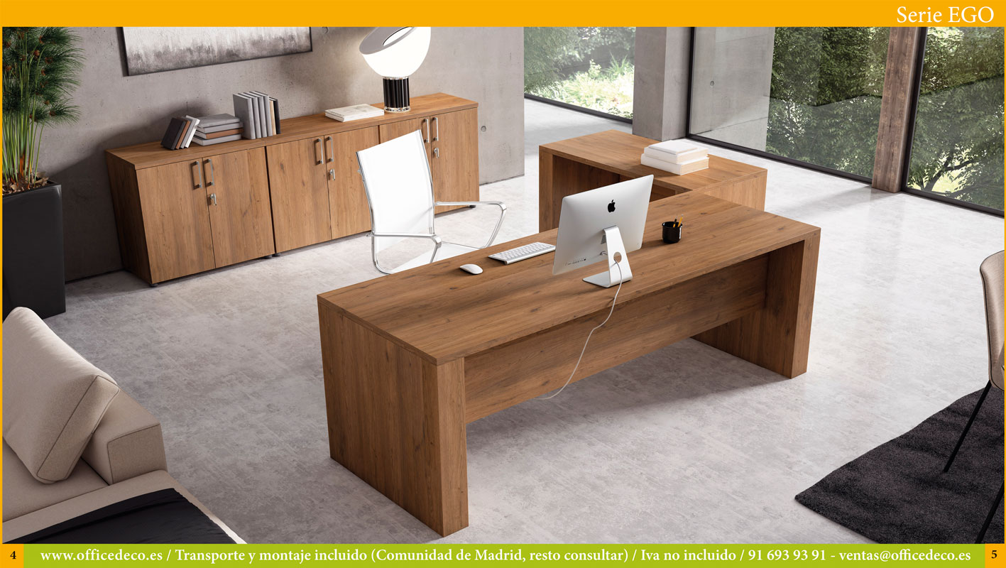 mesas-direccion-EGO-2 Mesas de oficina para dirección serie Ego