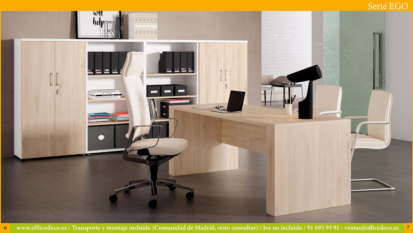mesas-direccion-EGO-3 Mesas de oficina para dirección serie Ego