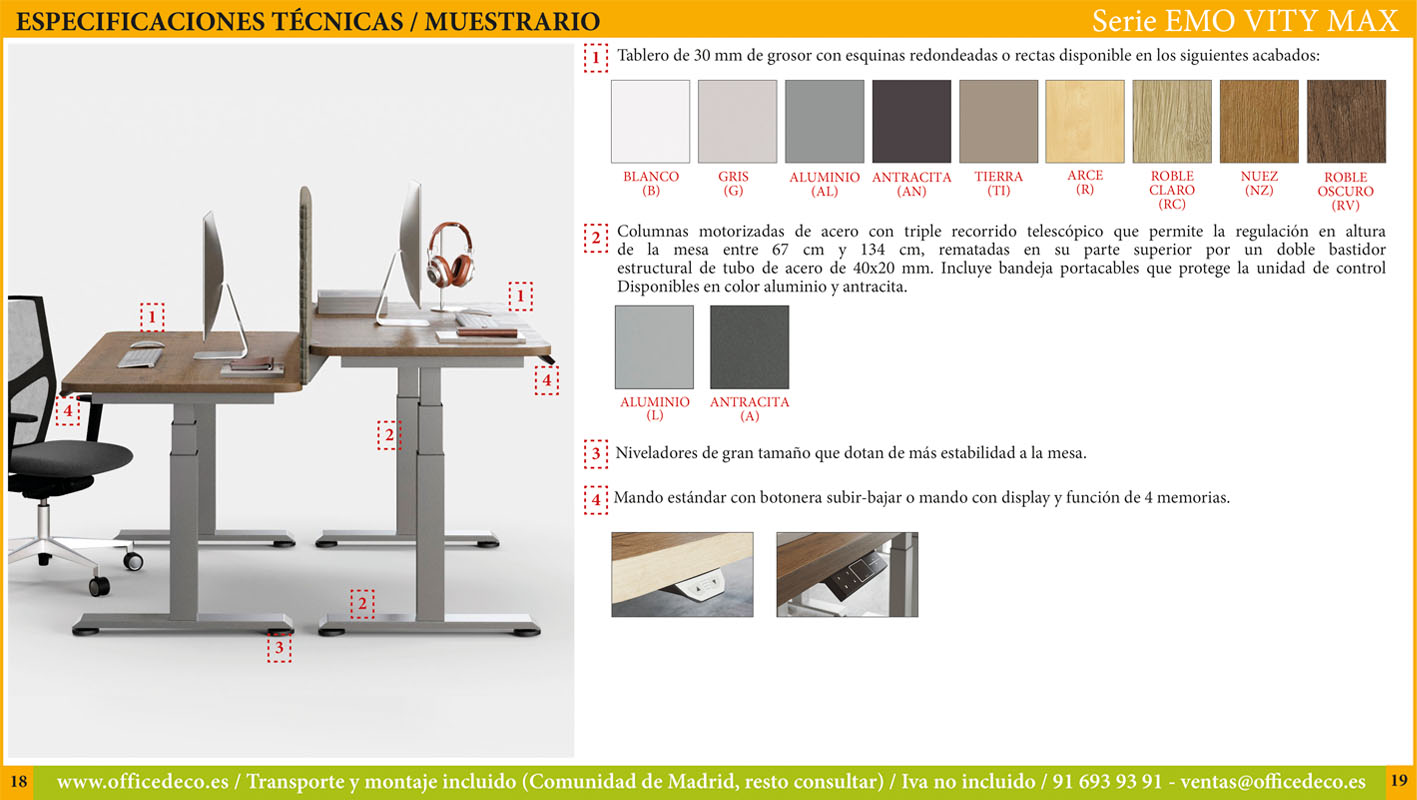 mesas-regulables-electrica-EMOVITY-9 Mesas de oficina regulables en altura eléctrica serie Emo Vity