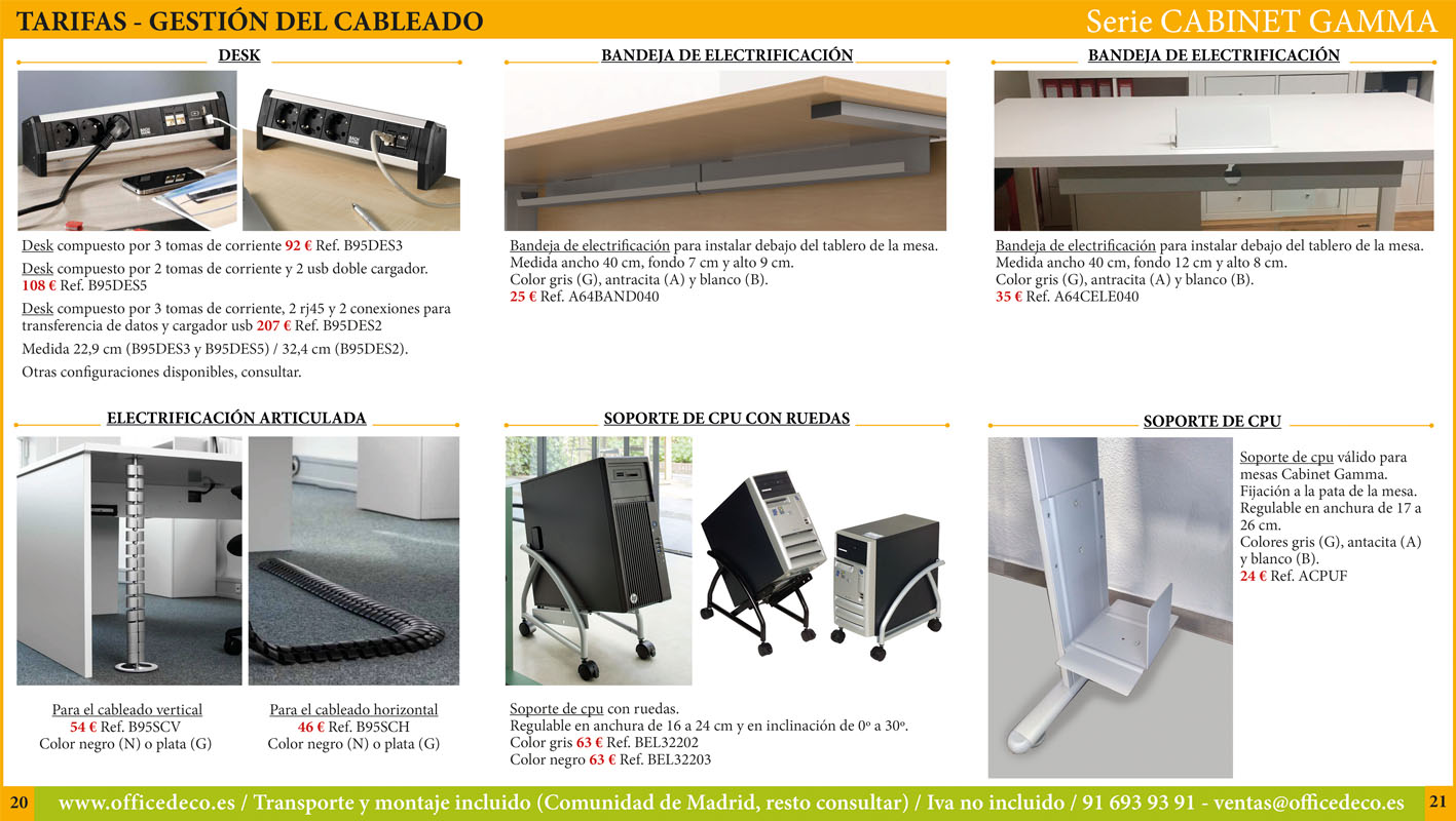 operativos-CABINET-GAMMA-10 Muebles de oficina operativos serie Cabinet Gamma