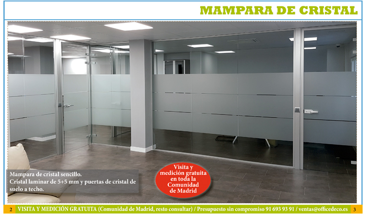 mamparas_1 Mamparas de oficina y Tabiques móviles. Cristal Inteligente, vidrio electrocrómico.