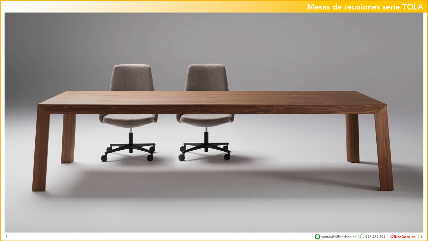 juntas tola 2 | OfficeDeco mesas de juntas serie tola