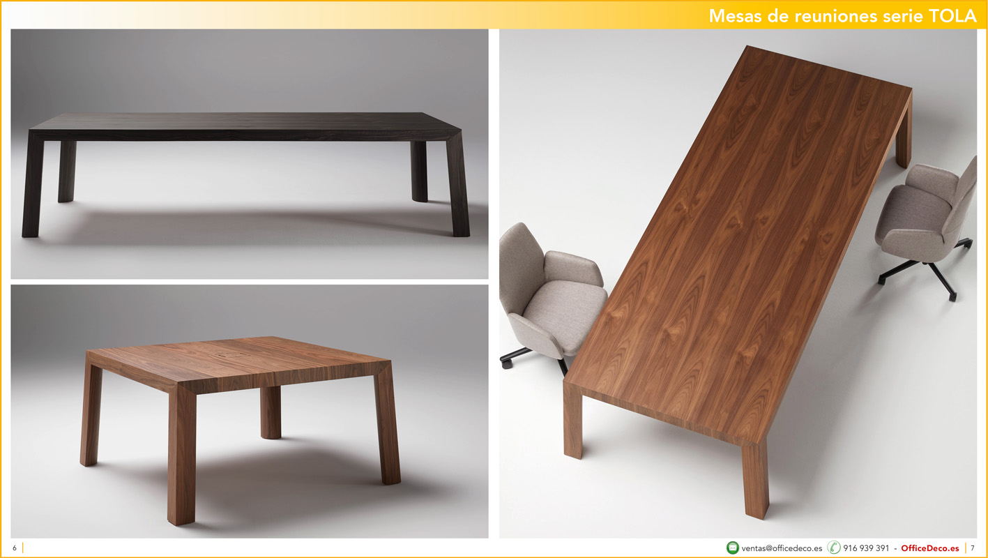 juntas tola 3 | OfficeDeco mesas de juntas serie tola
