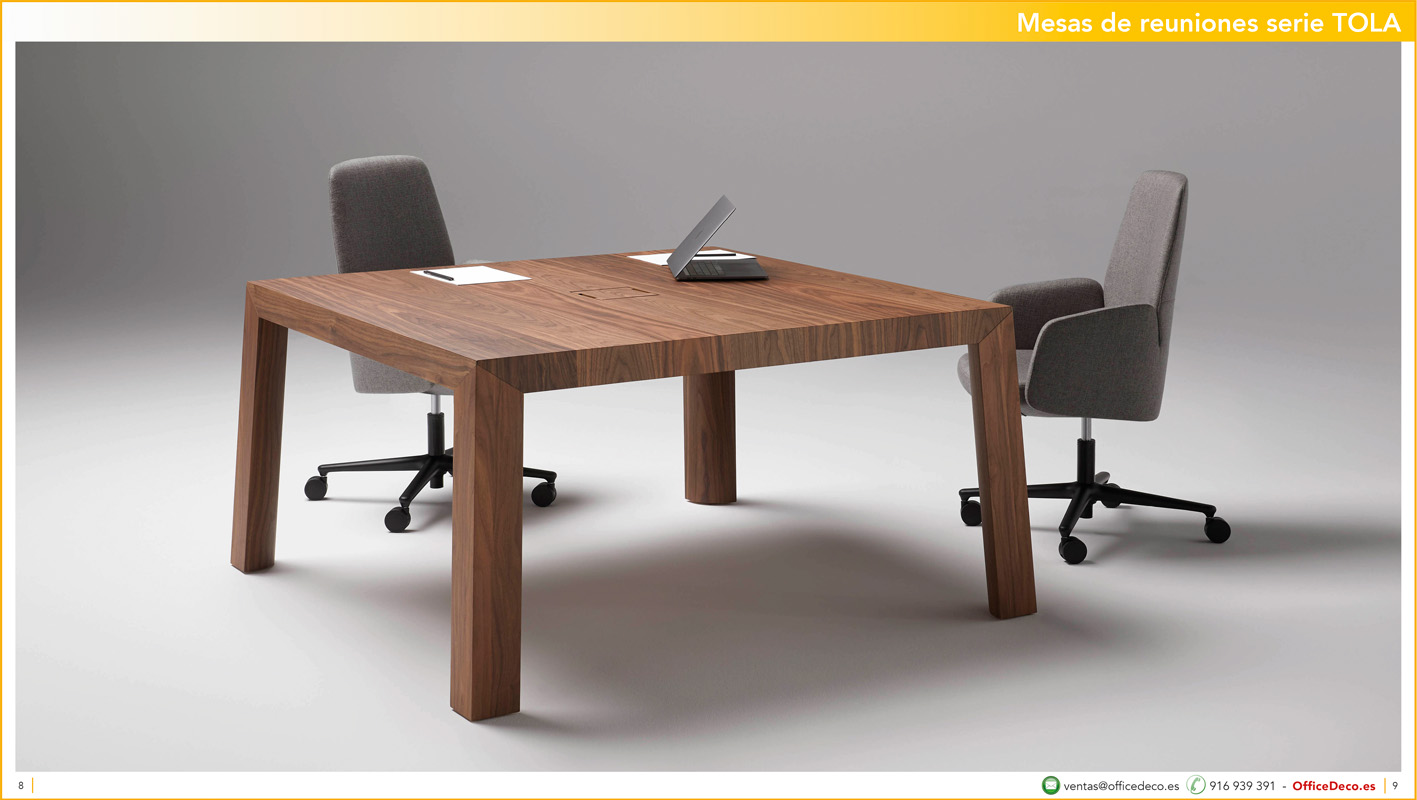 juntas tola 4 | OfficeDeco mesas de juntas serie tola