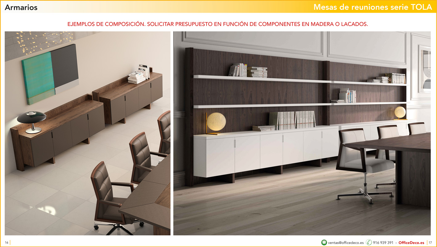 juntas tola 8 | OfficeDeco mesas de juntas serie tola