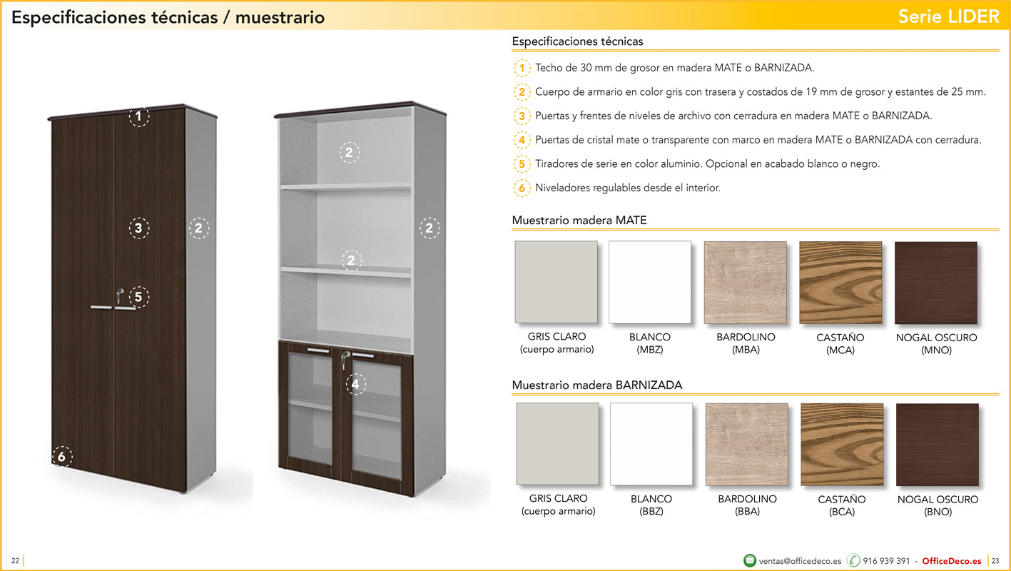direccionlider11 | OfficeDeco Muebles de oficina para dirección serie Lider
