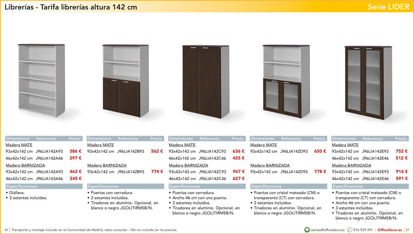 direccionlider13 | OfficeDeco Muebles de oficina para dirección serie Lider