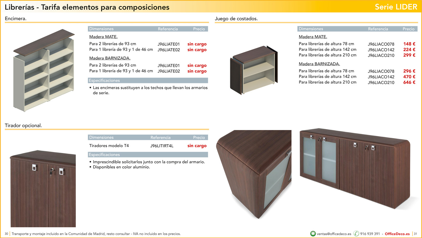 direccionlider15 | OfficeDeco Muebles de oficina para dirección serie Lider