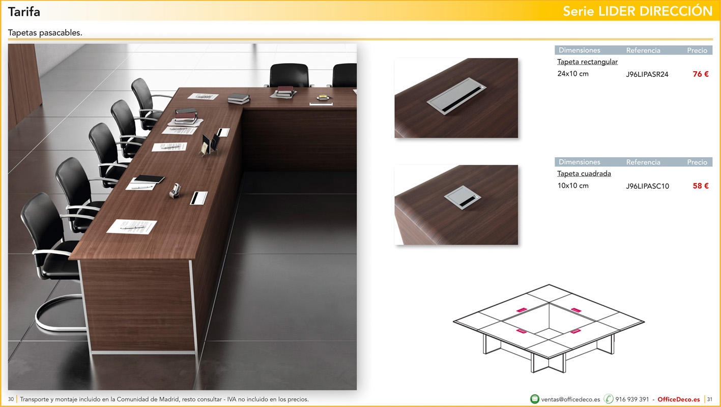 juntaslider15 | OfficeDeco Mesas de juntas Lider