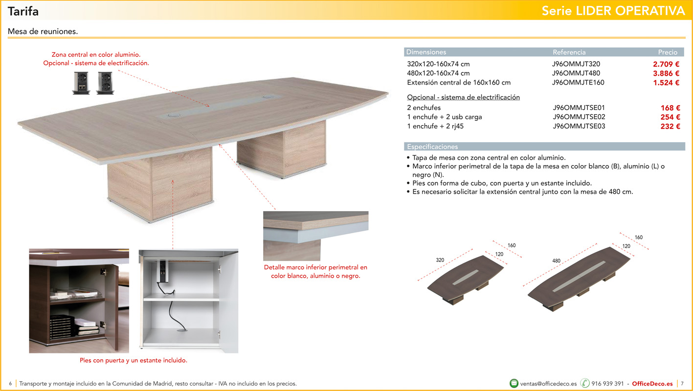 juntaslider3 | OfficeDeco Mesas de juntas Lider
