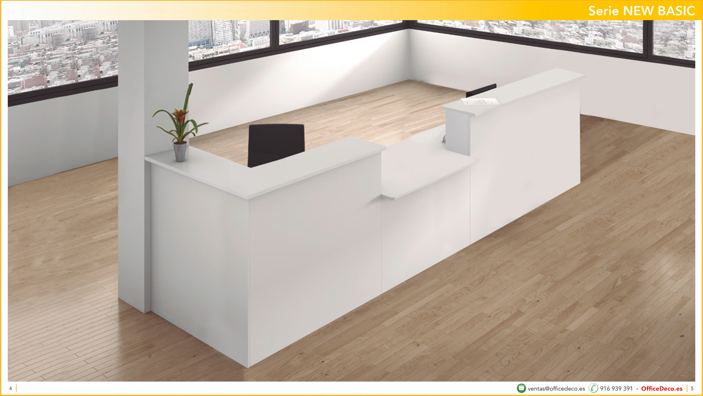 mostradoresNEWBASIC2 | OfficeDeco Mostradores y recepciones serie New Basic