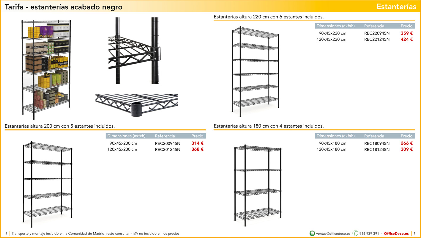 estanteriasmetalicas4 | OfficeDeco Estanterías Metálicas Cromadas