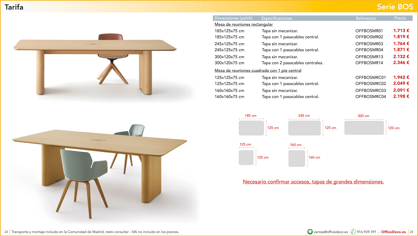 direccion BOS 11 | OfficeDeco Dirección Bos