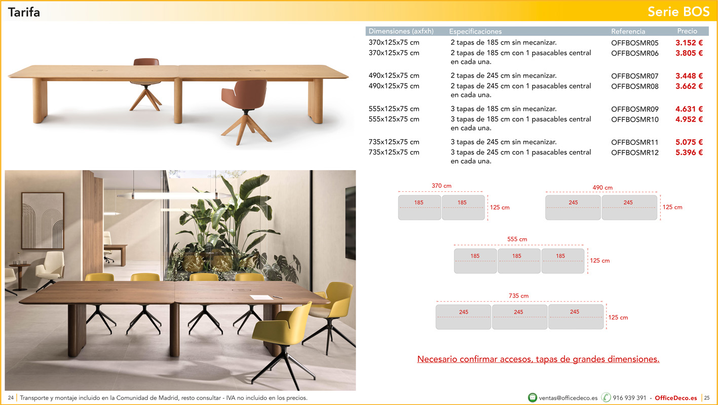 direccion BOS 12 | OfficeDeco Dirección Bos