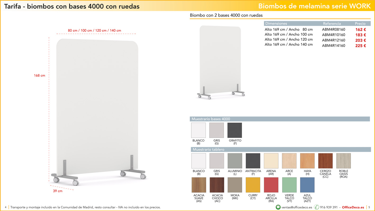 BIOMBOSWORK2 | OfficeDeco Biombos Work