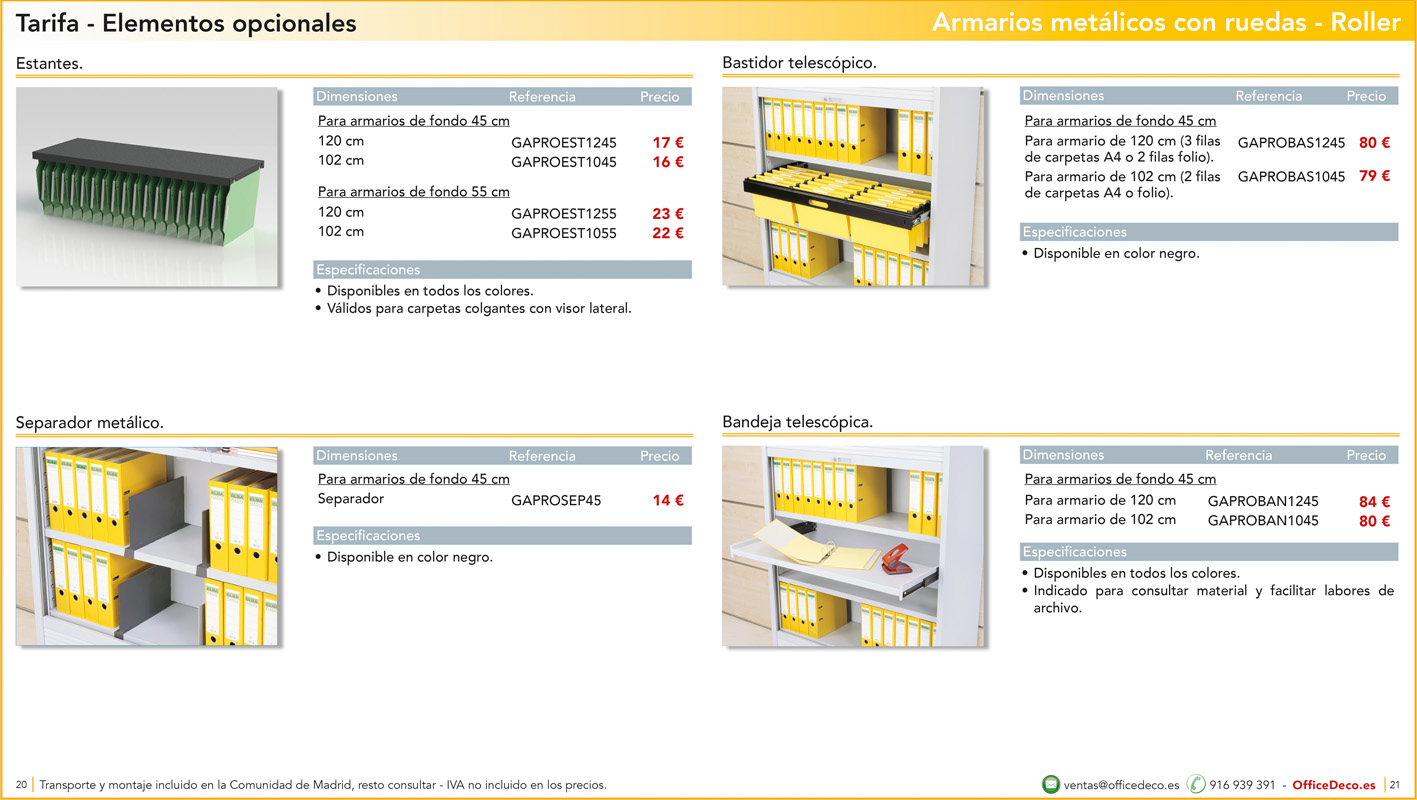 armariospersianaruedas10 | OfficeDeco armarios metálicos de persiana con ruedas