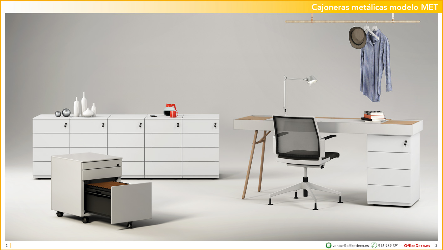 cajonerasmetalicas1 | OfficeDeco Cajoneras Metálicas