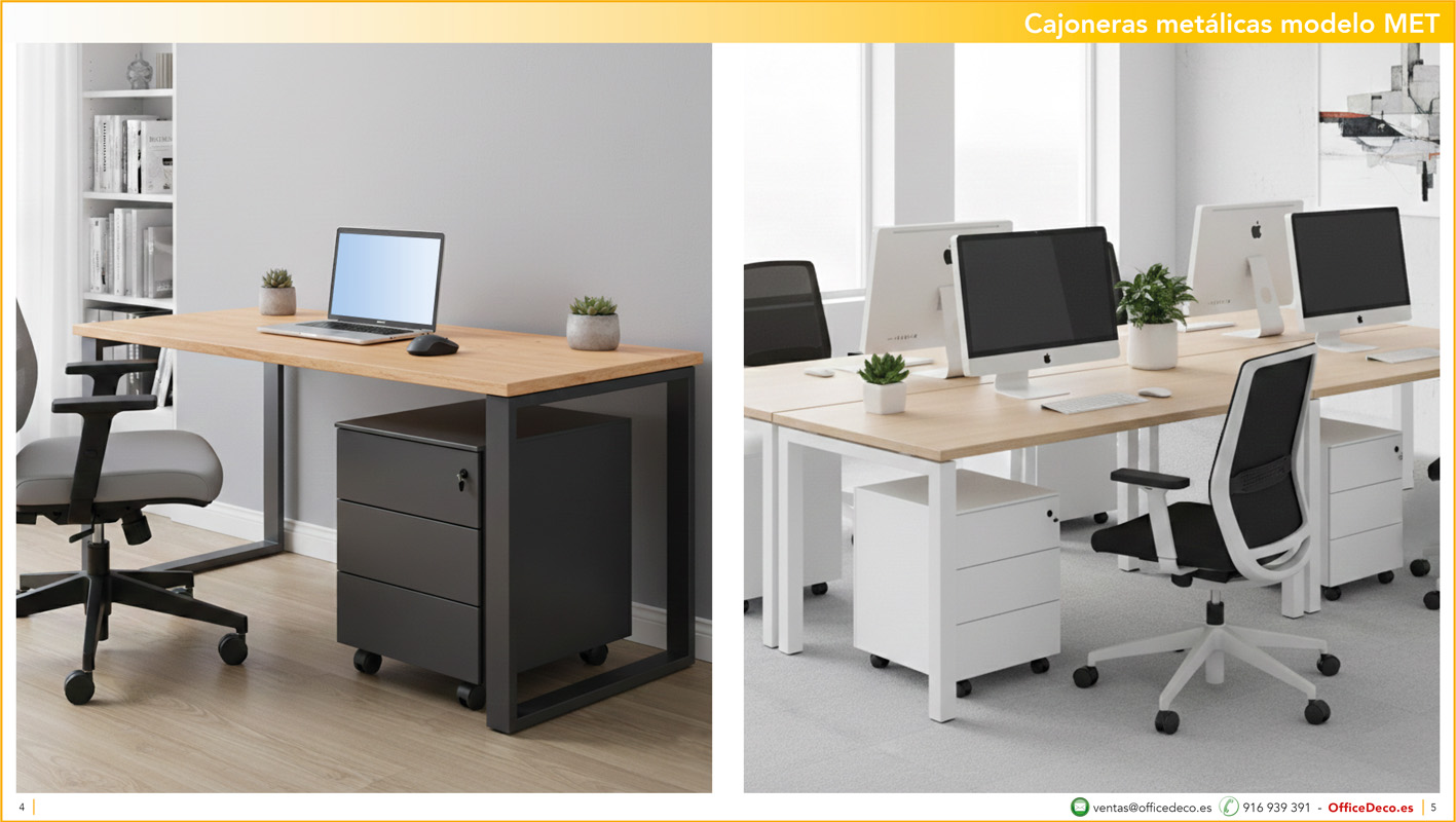 cajonerasmetalicas2 | OfficeDeco Cajoneras Metálicas
