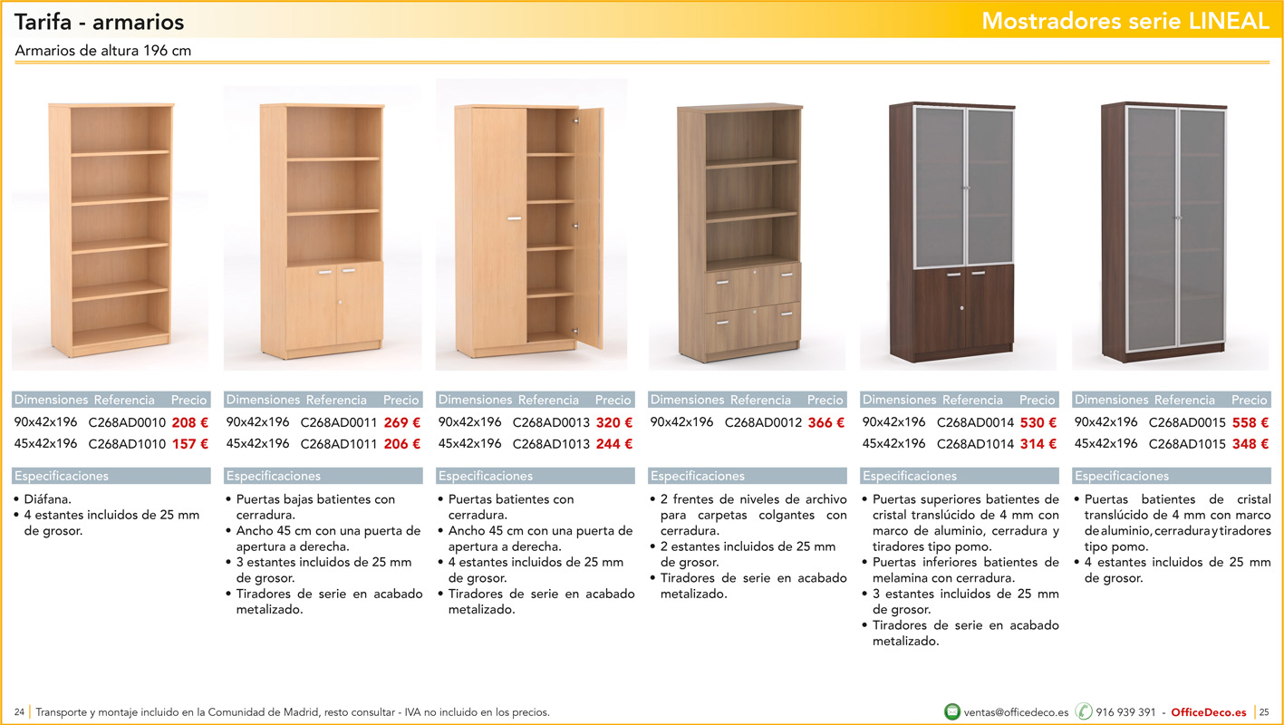 mostradoreslineal12 | OfficeDeco mostradores y recepciones serie LINEAL