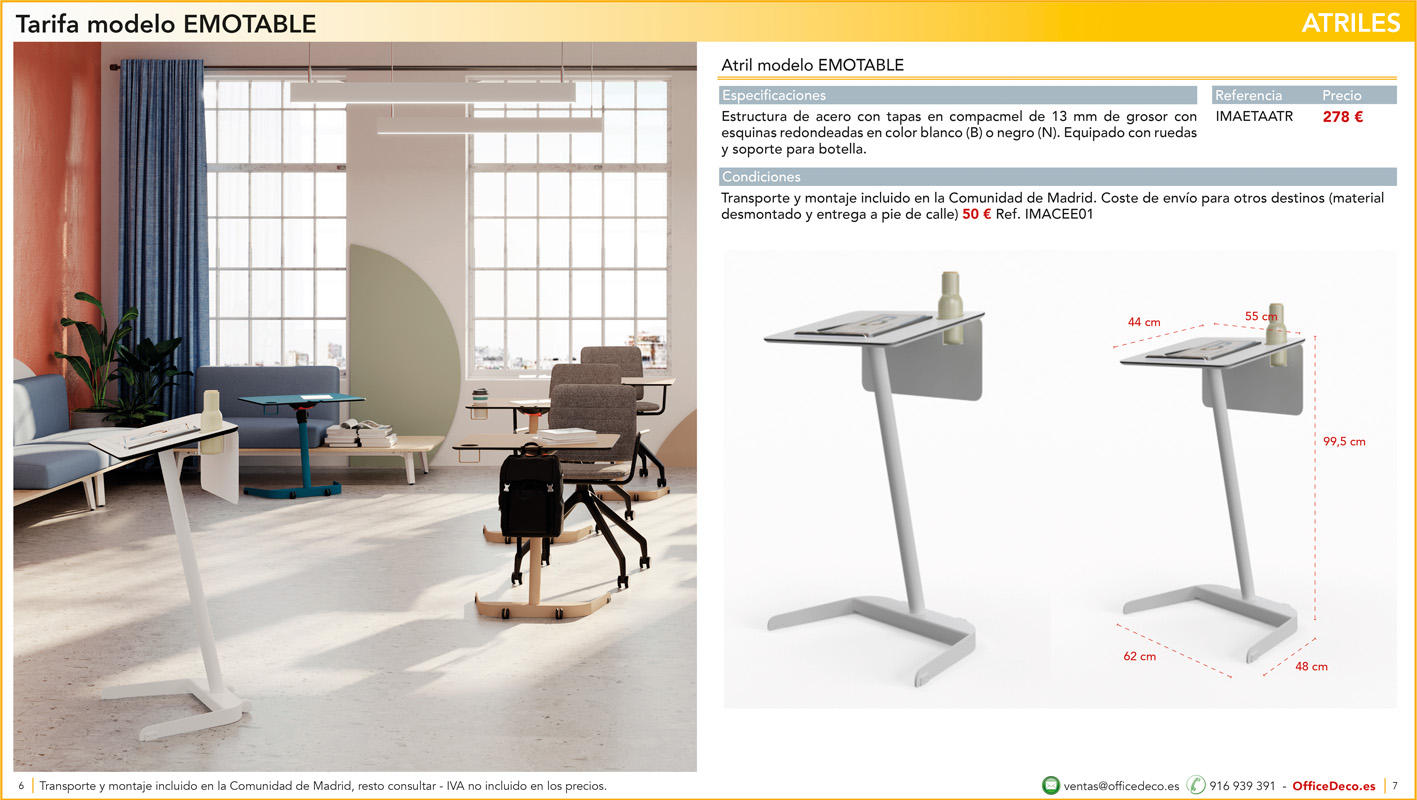 ATRILES3 | OfficeDeco Atriles de conferencias