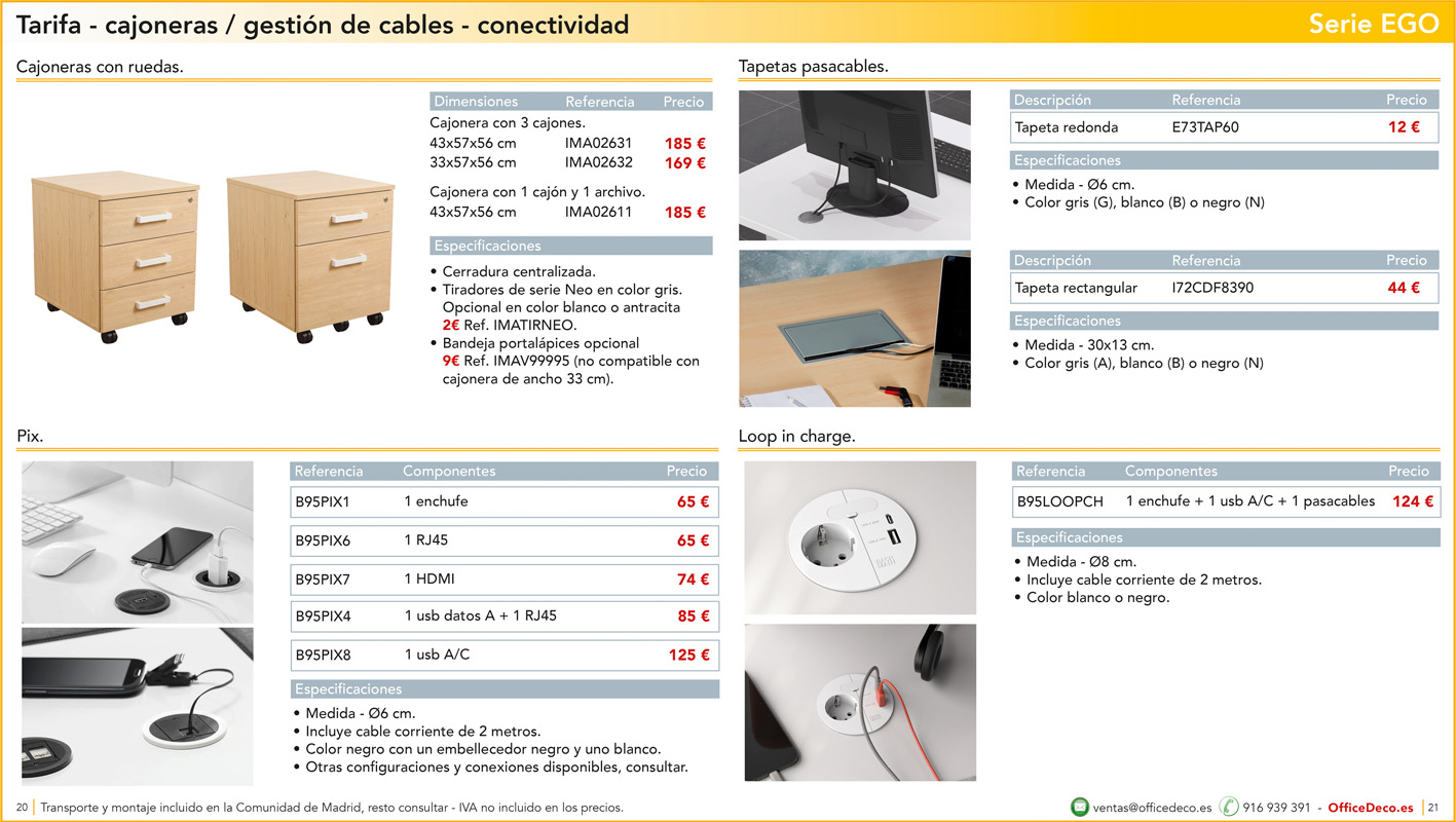 mesasdireccionEGO10 | OfficeDeco Ego - muebles de oficina