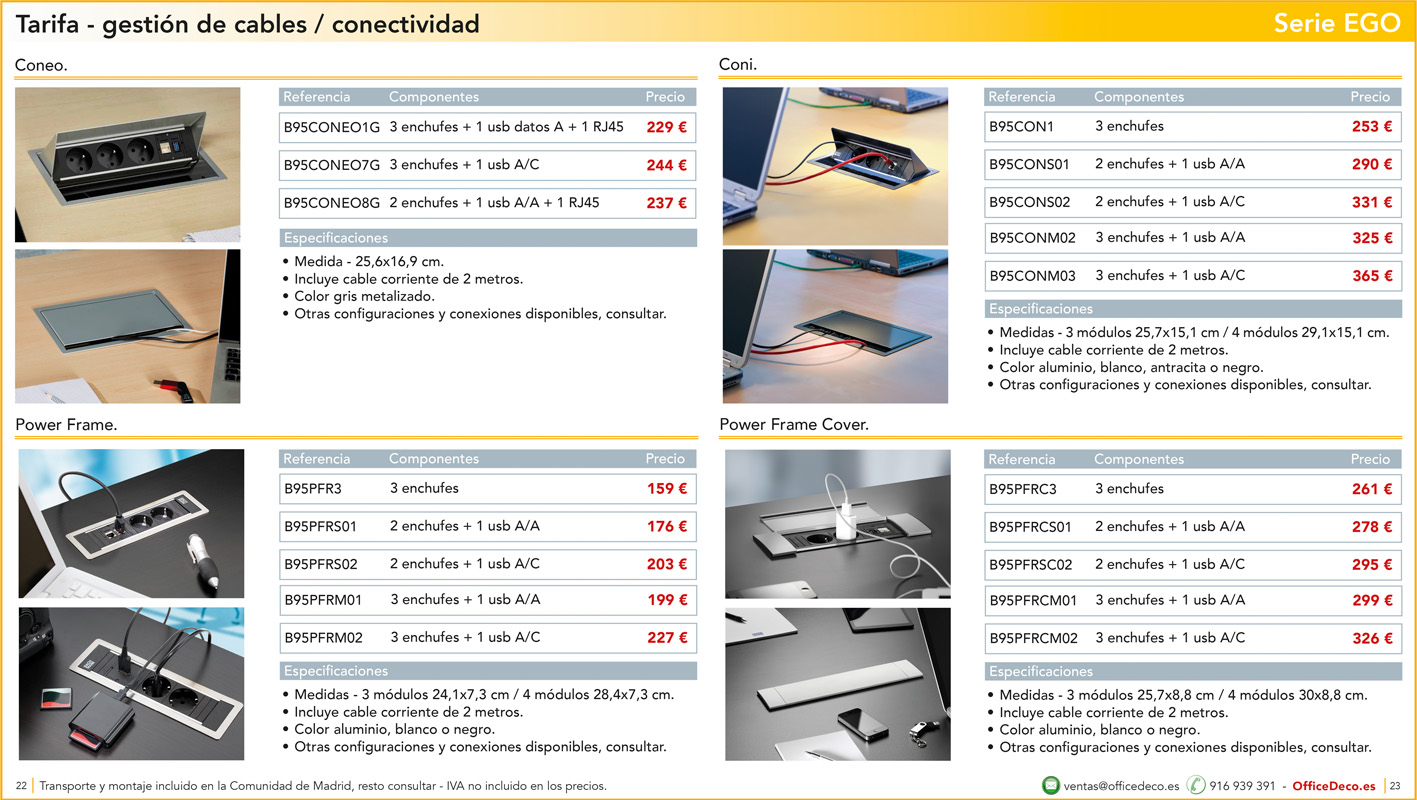 mesasdireccionEGO11 | OfficeDeco Ego - muebles de oficina