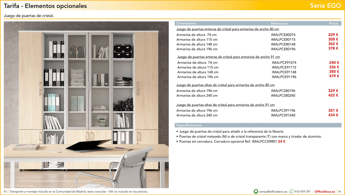 mesasdireccionEGO21 | OfficeDeco Ego - muebles de oficina