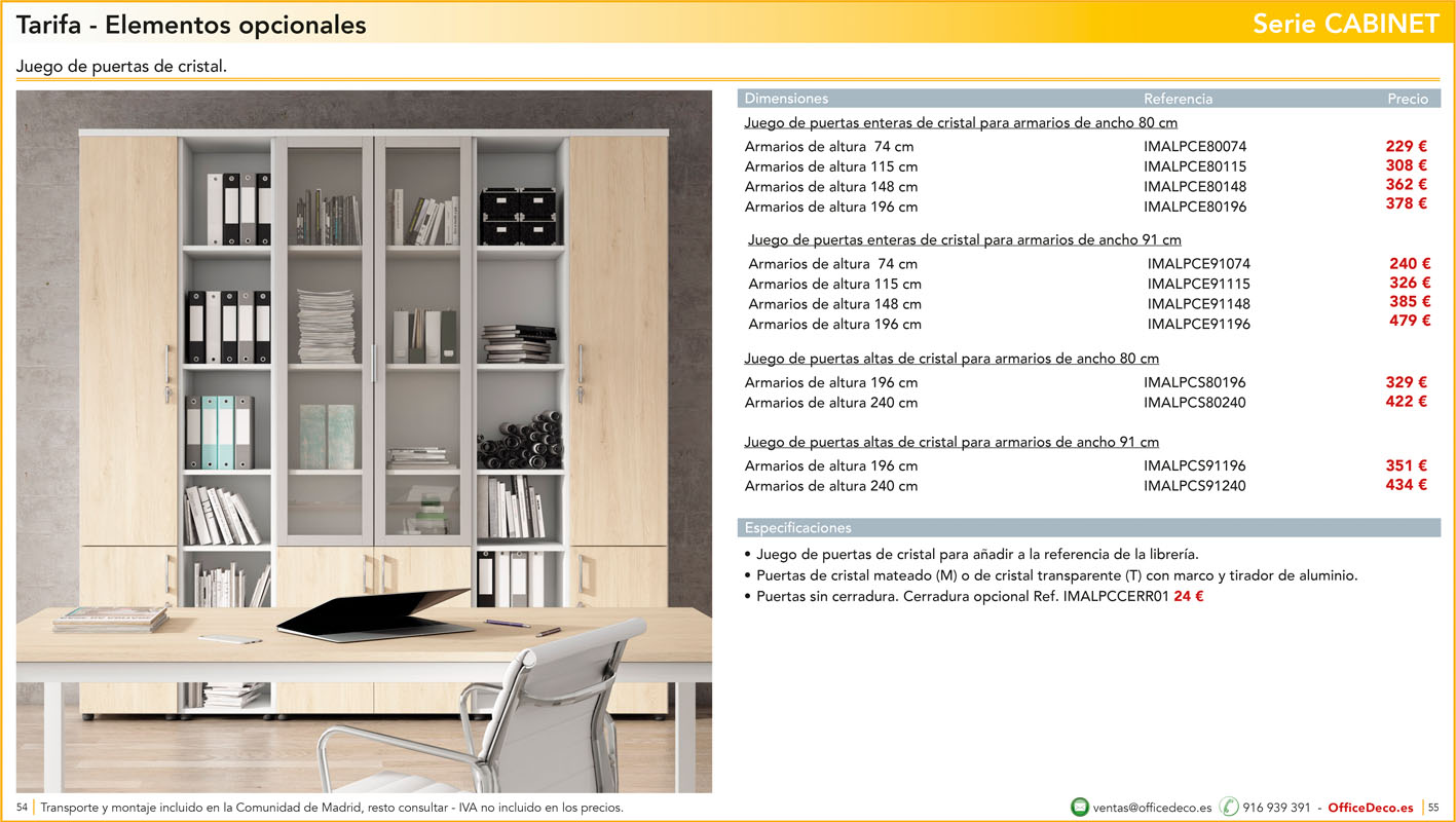 mesasoperativasCABINET27 | OfficeDeco Muebles de oficina serie Cabinet
