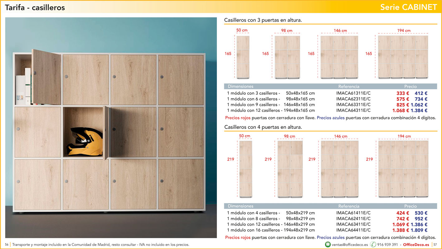 mesasoperativasCABINET28 | OfficeDeco Muebles de oficina serie Cabinet